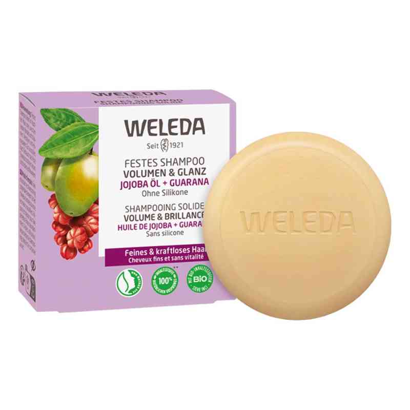 Weleda Szampon do włosów w kostce objętość i połysk 50 g od WELEDA AG PZN 18854257
