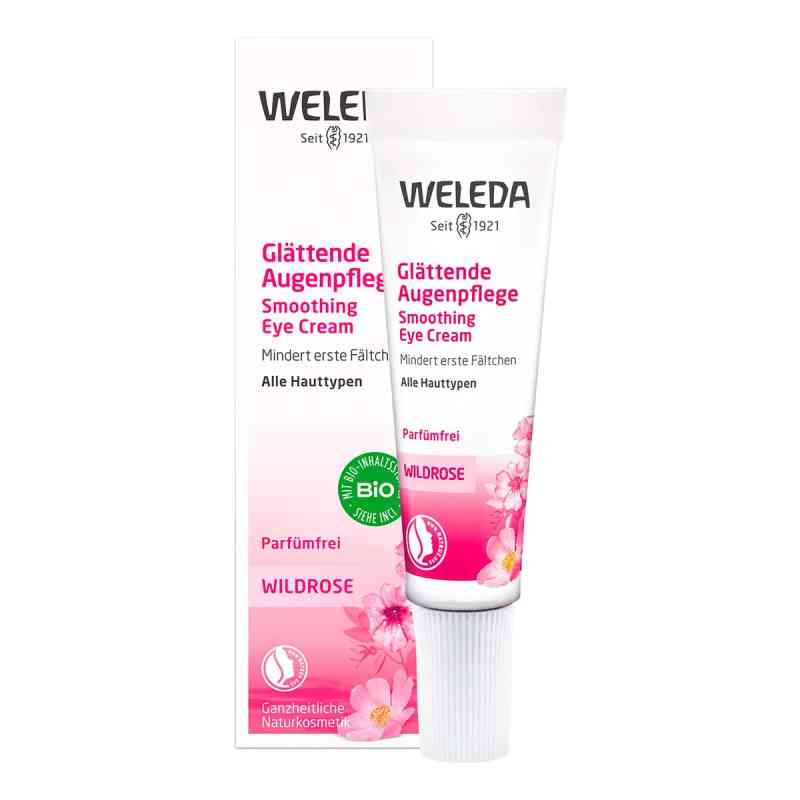 Weleda wygładzający krem pod oczy z dzikiej róży 10 ml od WELEDA AG PZN 02064553