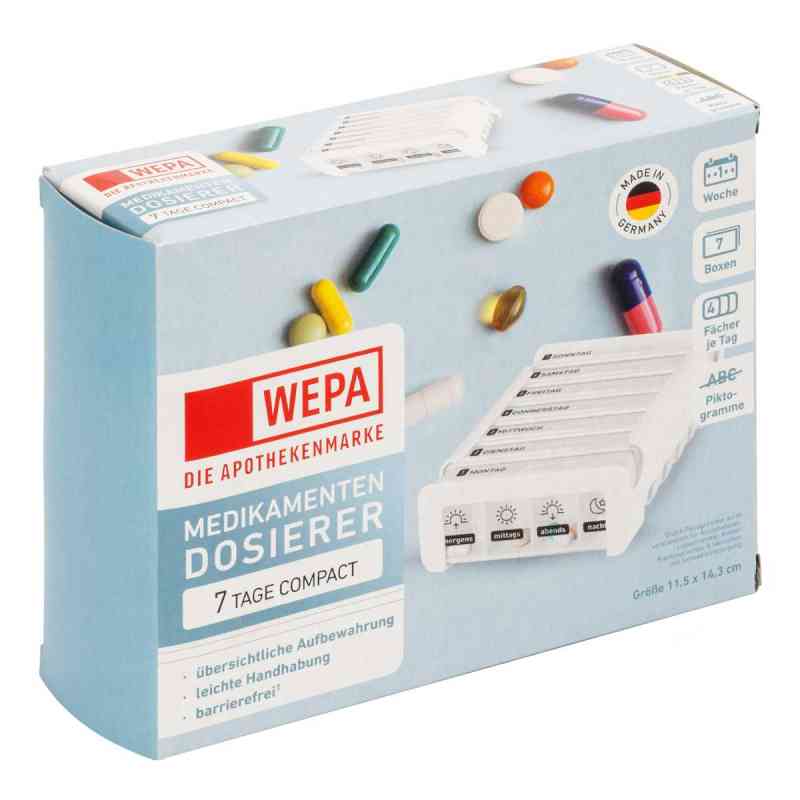 Wepa 7 Tage Compact Wochenmagazin Weiß 1 szt. od WEPA Apothekenbedarf GmbH & Co KG PZN 18878016