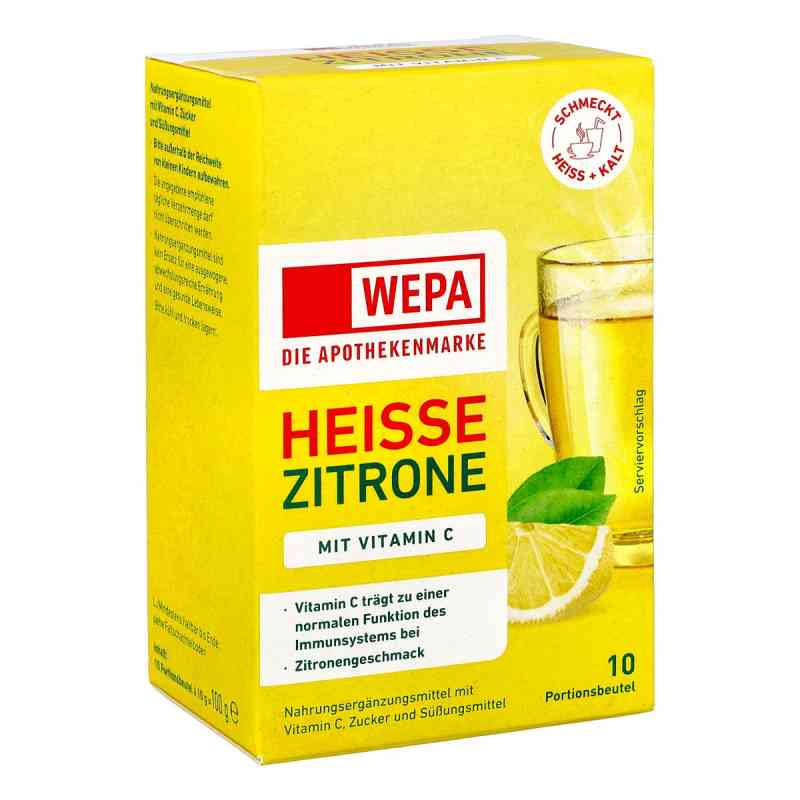 Wepa Heiße Zitrone+vitamin C Pulver 10X10 g od WEPA Apothekenbedarf GmbH & Co K PZN 18336953