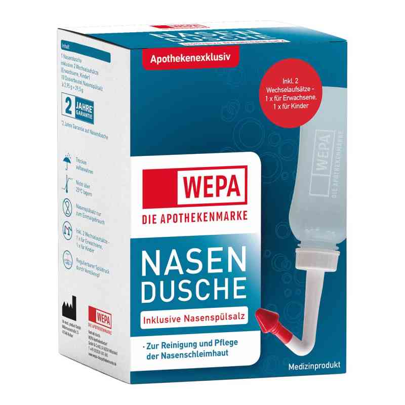 Wepa Kanna do płukania nosa z 10x2,95 g soli do płukania nosa 1 op. od WEPA Apothekenbedarf GmbH & Co KG PZN 13712357