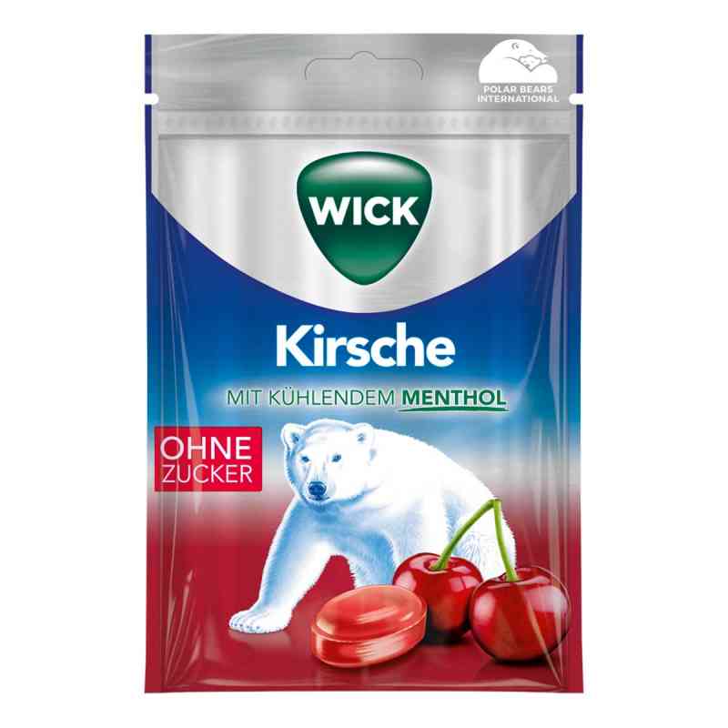 Wick dzikie wiśnie i eukaliptusowe cukierki do ssania bez cukru, 72 g od Dallmann's Pharma Candy GmbH PZN 12595352
