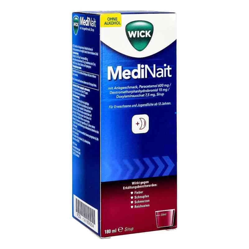 Wick Medinait, syrop o smaku anyżu 180 ml od WICK Pharma - Zweigniederlassung der Procter & Gam PZN 14169004