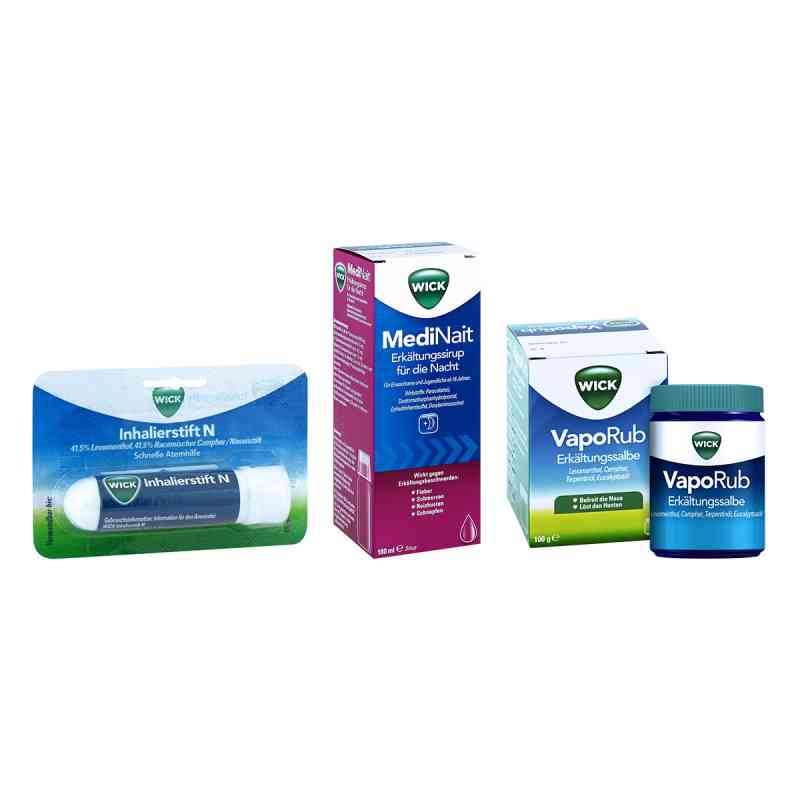 Wick MediNait, VapoRub und Inhalierstift N Set 1 szt. od WICK Pharma - Zweigniederlassung der Procter & Gam PZN 08100593