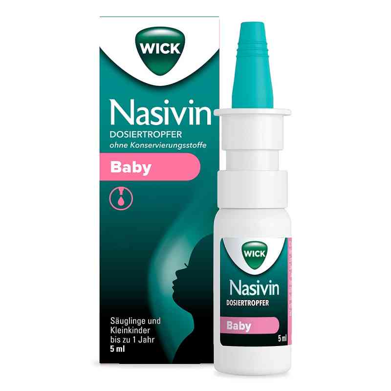 Wick Nasivin dozownik kroplowy bez konserwantów dla niemowląt 5 ml od WICK Pharma - Zweigniederlassung der Procter & Gam PZN 19524059