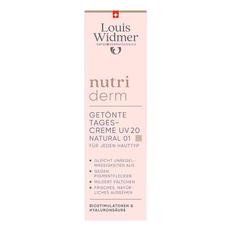 Widmer Nutriderm Getönte Tagescreme Uv 20 Natur.01 30 ml od LOUIS WIDMER GmbH PZN 18442075