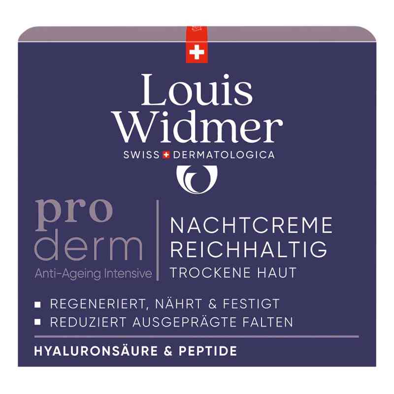 Widmer Proderm Nachtcreme Reichhaltig 50 ml od LOUIS WIDMER GmbH PZN 18442141