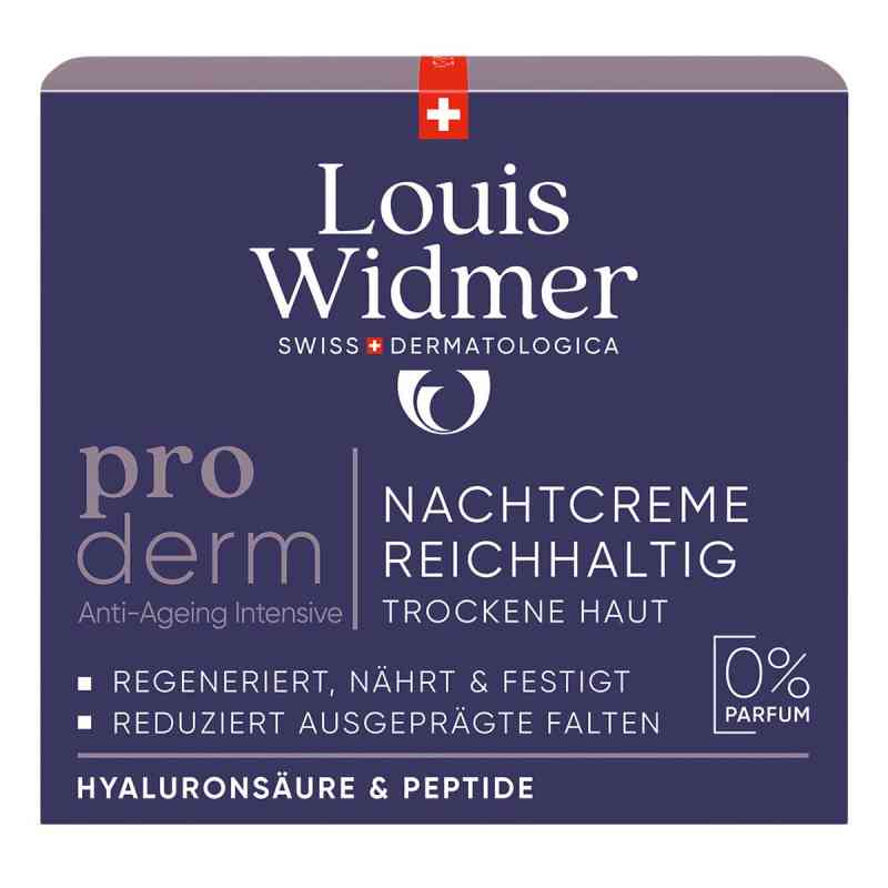 Widmer Proderm Nachtcreme Reichhaltig Unparfümiert 50 ml od LOUIS WIDMER GmbH PZN 18442158