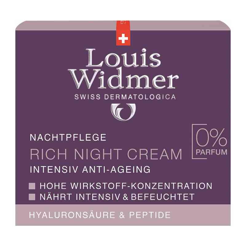 Widmer Rich krem na noc nieperfumowany 50 ml od LOUIS WIDMER GmbH PZN 14180052