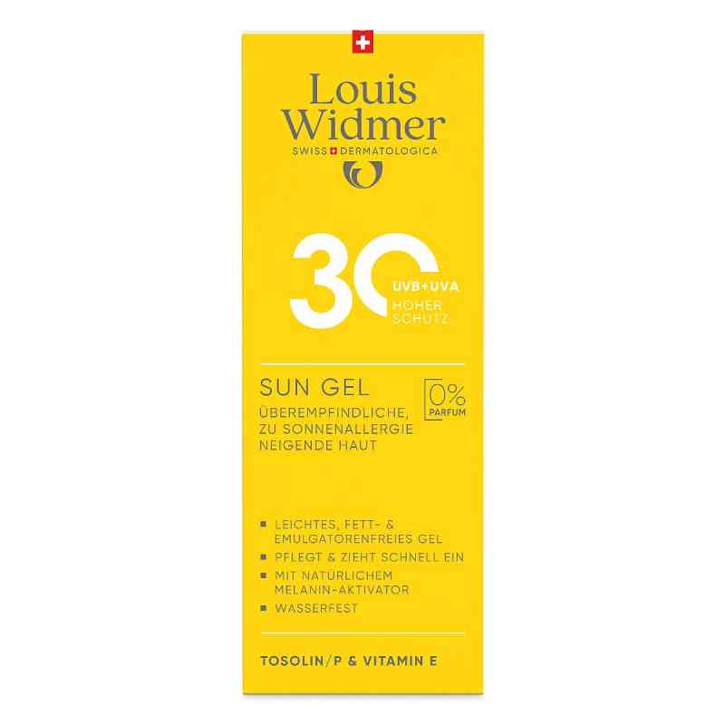 Widmer Sun Gel 30 O.p. 100 ml od LOUIS WIDMER GmbH PZN 19396213