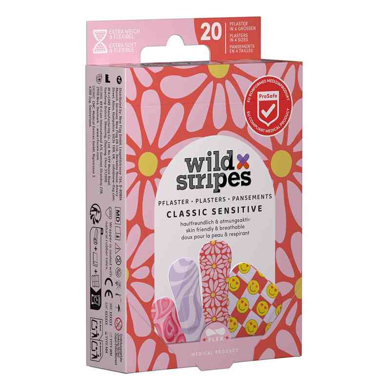 Wild Stripes Classic Sensitive Pastel Fun Pflaster 20 szt. od New Flag GmbH PZN 19696168
