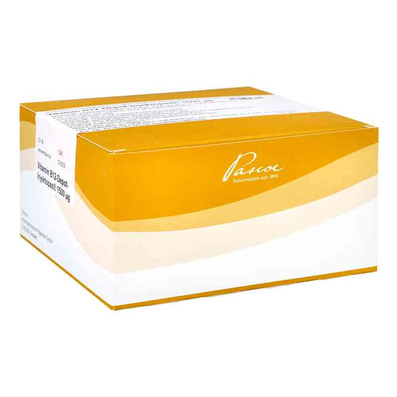 Witamina B12-Depot injektopas ampułki 1500 μg 100X1 ml od Pascoe pharmazeutische Präparate GmbH PZN 07568695