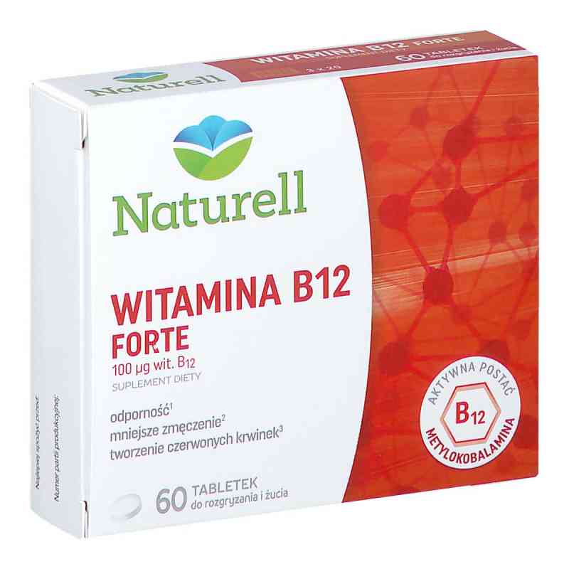 Witamina B12 Forte Naturell tabletki 60 tabl. od NATURELL AB PZN 08301576