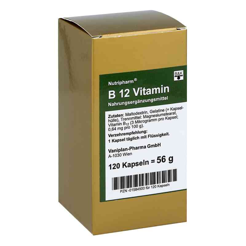 Witamina B12 Nutripharm kapsułki 120 szt. od FBK-Pharma GmbH PZN 01584500