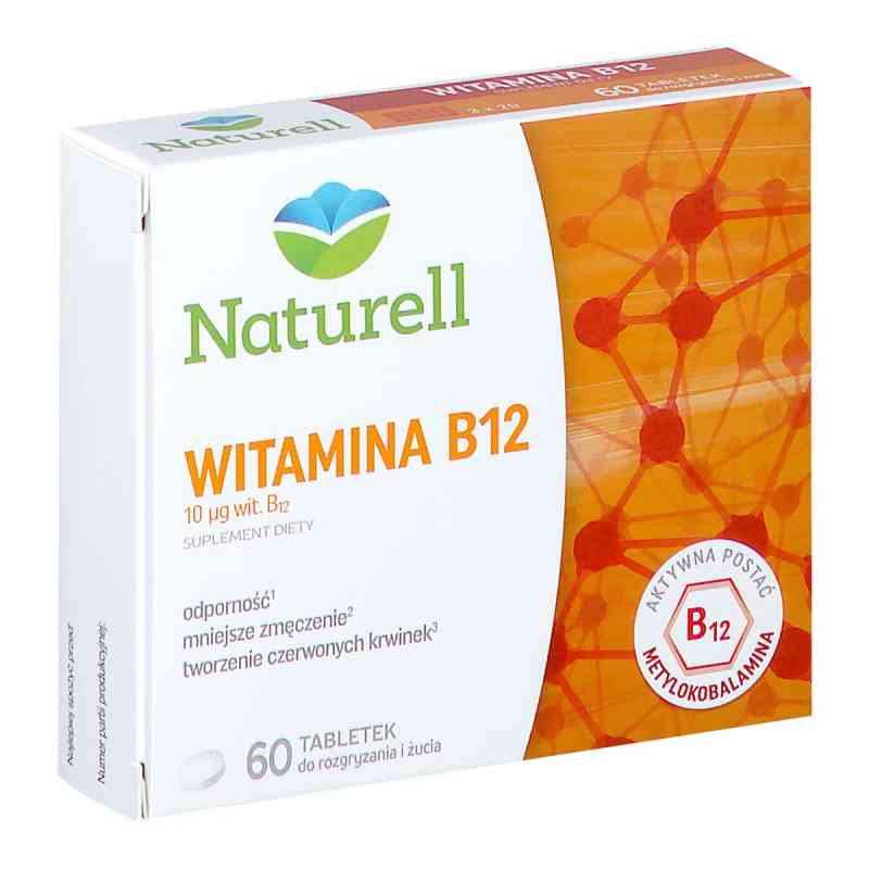 Witamina B12 tabletki do ssania 60  od NATURELL AB PZN 08302188