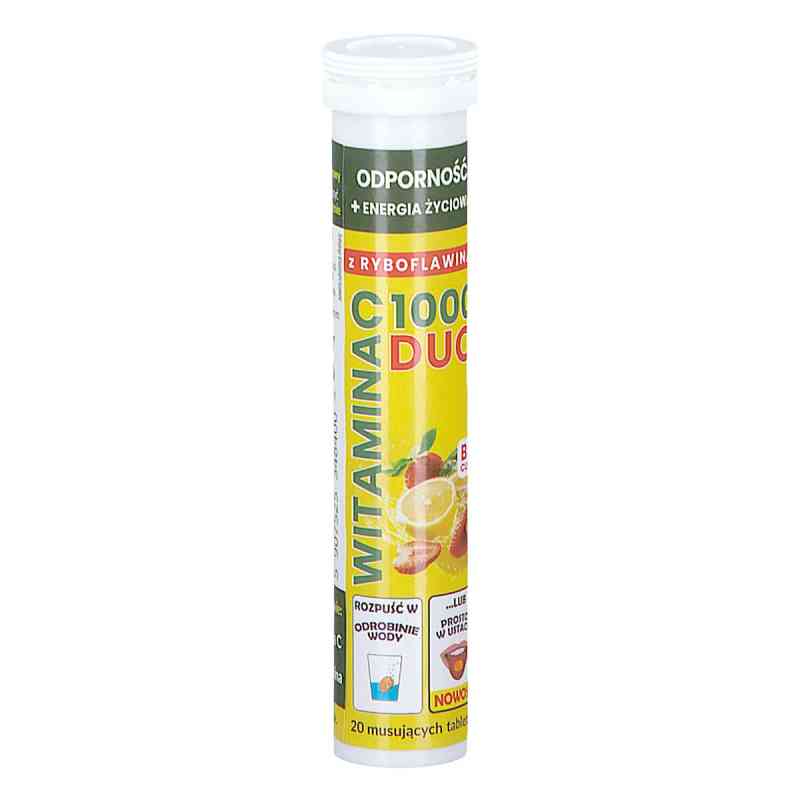 Witamina C 1000 Duo tabletki musujące 20  od UNIPHAR SP. Z O.O. PZN 08305386