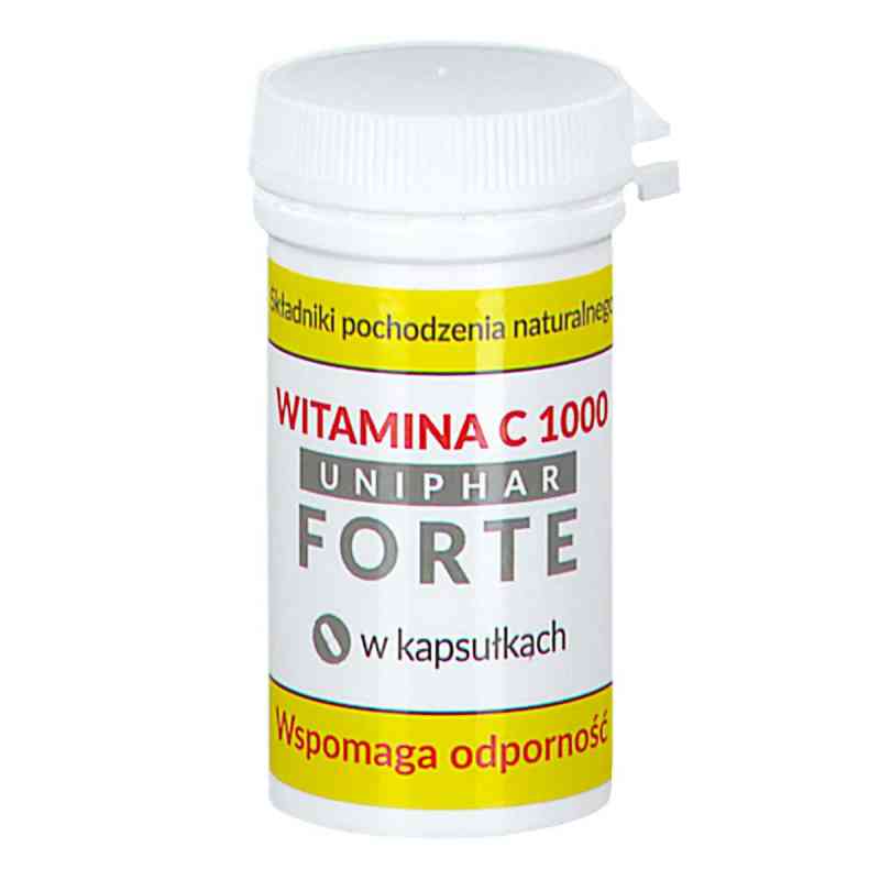 Witamina C 1000 Uniphar Forte kapsułki 30  od UNIPHAR SP Z O.O. PZN 08304552