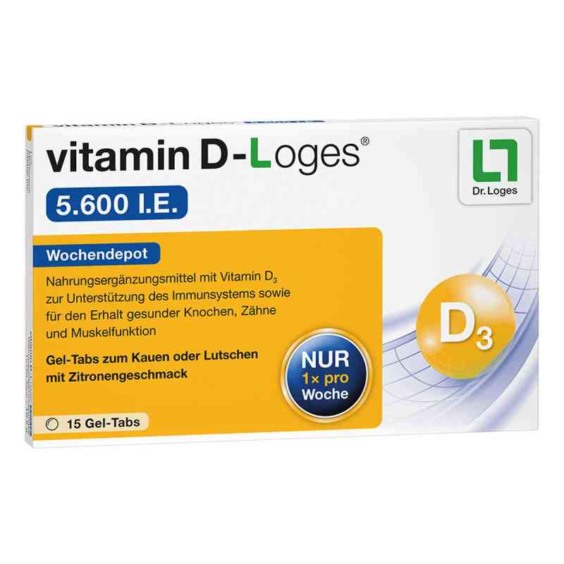 Witamina D - Loges 5.600 I.e. tabletki do żucia 15 szt. od Dr. Loges + Co. GmbH PZN 10073661