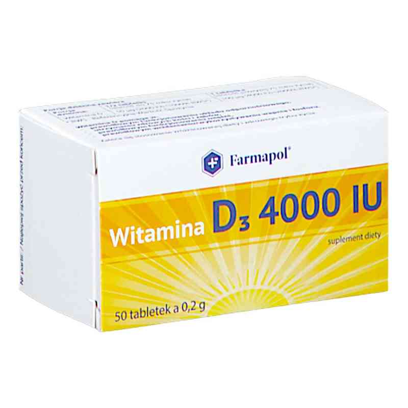 Witamina D3 4000 IU tabletki 50  od PRZEDS. FARMACEUTYCZNE 