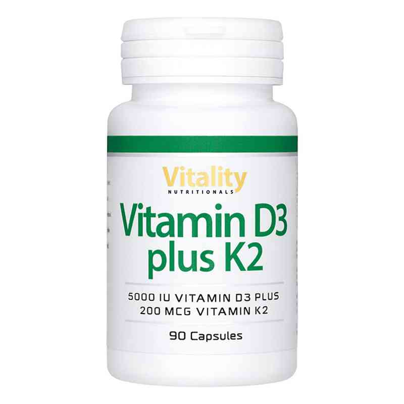 Witamina D3 5000 I.E. Plus K2 200 mg Kapsułki 90 szt. od Vision Healthcare B.V. PZN 18053451