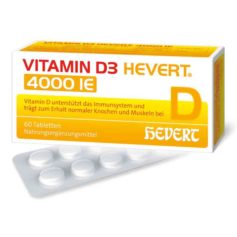 Witamina D3 Hevert 4.000 I.E. tabletki 60 szt. od Hevert Arzneimittel GmbH & Co. K PZN 11295458
