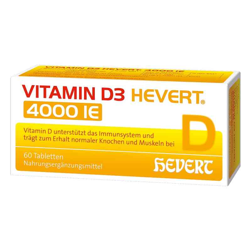 Witamina D3 Hevert 4.000 I.E. tabletki 60 szt. od Hevert-Arzneimittel GmbH & Co. K PZN 11295458