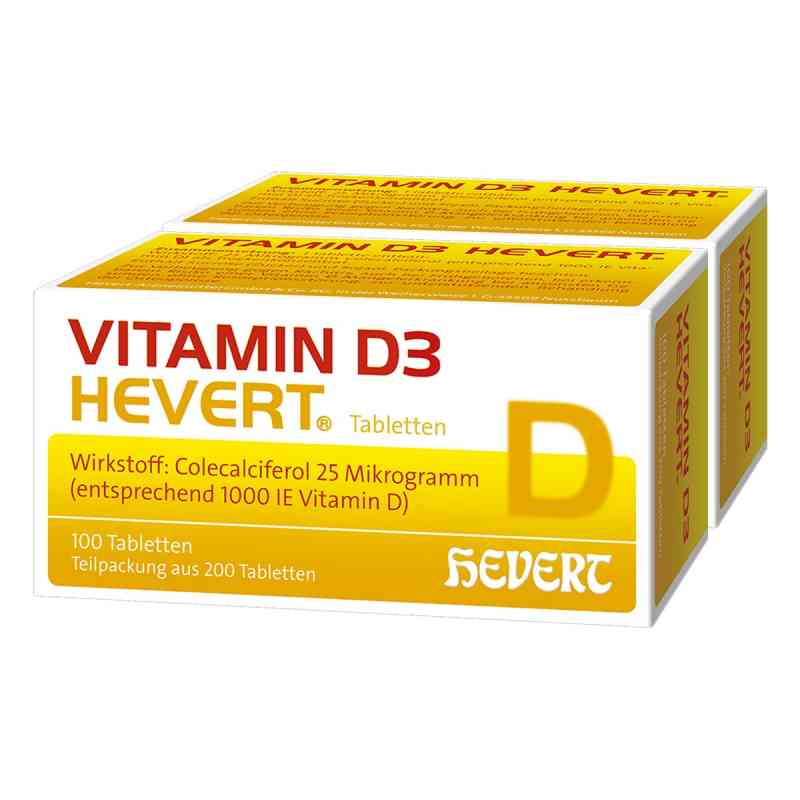 Witamina D3 Hevert tabletki 200 szt. od Hevert-Arzneimittel GmbH & Co. K PZN 09887387