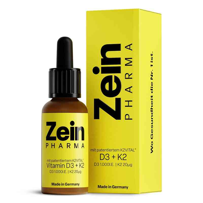 Witamina D3 + K2 Mk7 krople 25 ml od ZeinPharma Germany GmbH PZN 16702951