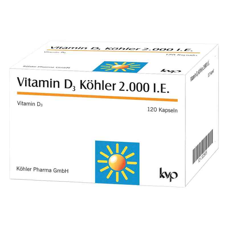 Witamina D3 Köhler  2000 I.E.,  kapsułki  120 szt. od Köhler Pharma GmbH PZN 10005079