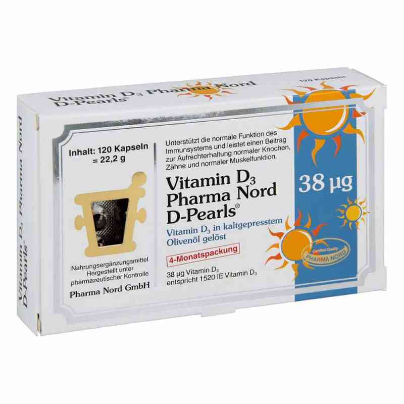 Witamina D3 Pharma Nord D-Pearls kapsułki 120 szt. od Pharma Nord Vertriebs GmbH PZN 12511473