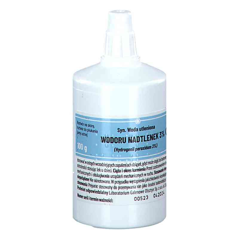 Wodoru nadtlenek 3%  100 g od LABORATORIUM GALENOWE OLSZTYN SP. Z O.O. PZN 08304207