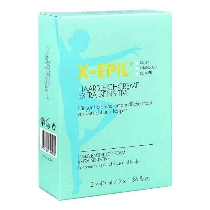X-epil Haarbleichcreme 2X40 ml od B Brilliant Lifestyle GmbH PZN 01528507