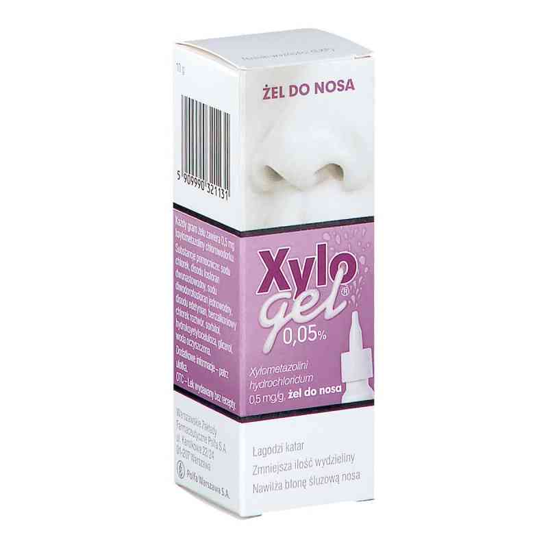 Xylogel 0.05% żel do nosa 10 g od WARSZAWSKIE ZAKŁ.FARM. POLFA S.A. PZN 08302444