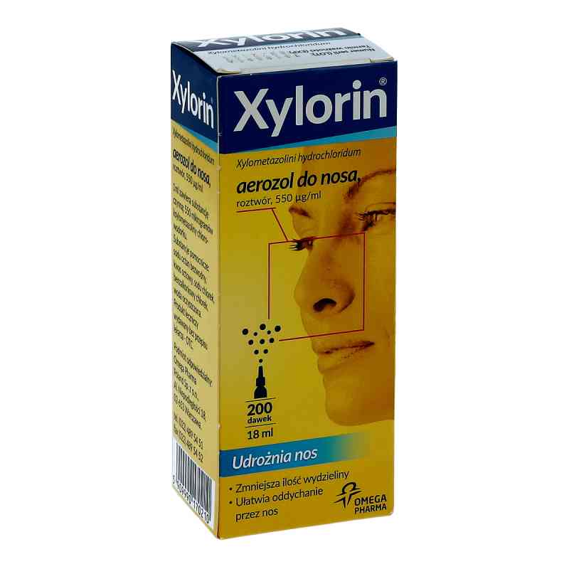 Xylorin aerozol do nosa 0,55 mg/ml 18 ml od RICHARD BITTNER AG PZN 08300164