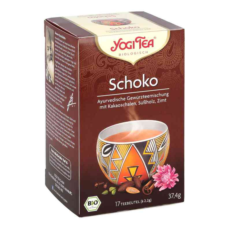 Yogi Tea Schoko herbata z łupin nasion kakaowca 17X2 g od TAOASIS GmbH Natur Duft Manufakt PZN 09687518
