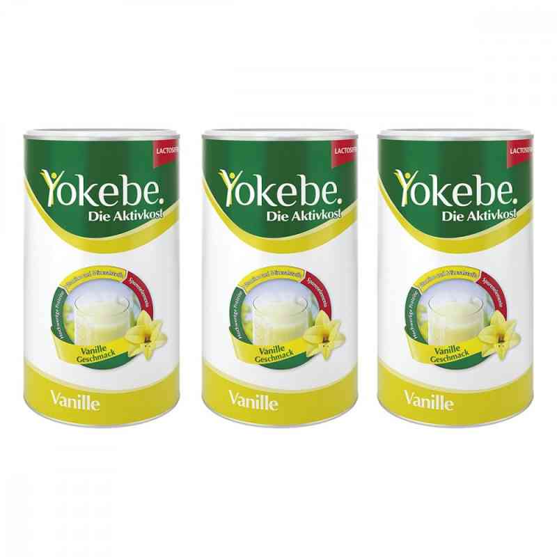 Yokebe bez laktozy koktajl na odchudzanie o smaku waniliowym zes 3x500 g od  PZN 08130257
