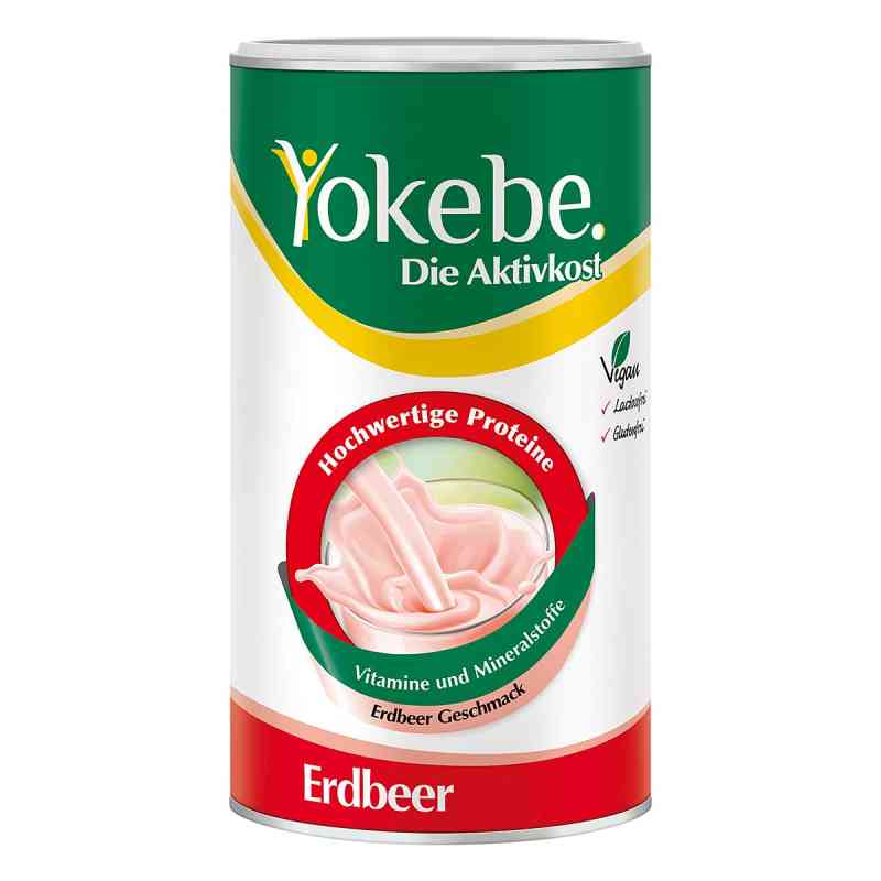 Yokebe Truskawka - dietetyczny shake wspomagający odchudzanie -  500 g od Naturwohl Pharma GmbH PZN 19446253