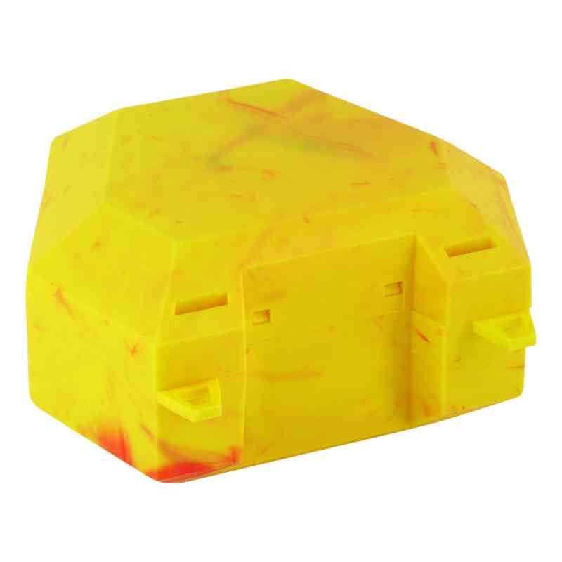 Zahnspangenbox mit Kordel gelb/rot 1 szt. od Megadent Deflogrip Gerhard Reeg  PZN 10988277