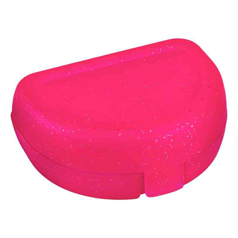 Zahnspangenbox small pink transparent 1 szt. od Megadent Deflogrip Gerhard Reeg GmbH PZN 10988403