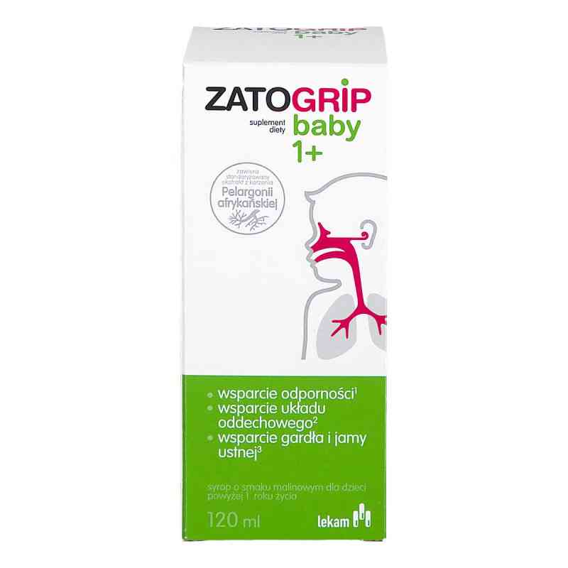 Zatogrip Baby 1+ syrop 120 ml od PRZEDSIĘBIORSTWO FARMACEUTYCZNE LEK-AM SP. Z O.O. PZN 08305725