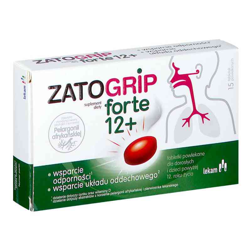 Zatogrip Forte  tabletki 15  od PRZEDSIĘBIORSTWO FARMACEUTYCZNE LEK-AM SP. Z O.O. PZN 08302141