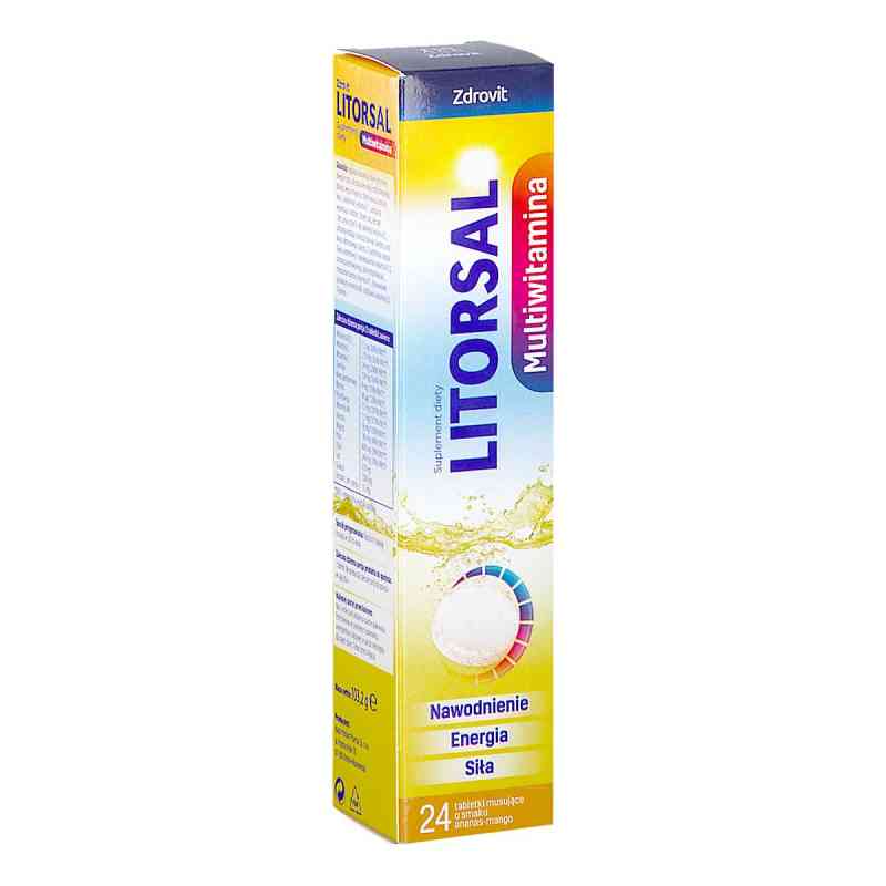 Zdrovit Litorsal Multiwitamina tabletki musujące 24  od NATUR PRODUKT PHARMA SP. Z O.O. PZN 08304165