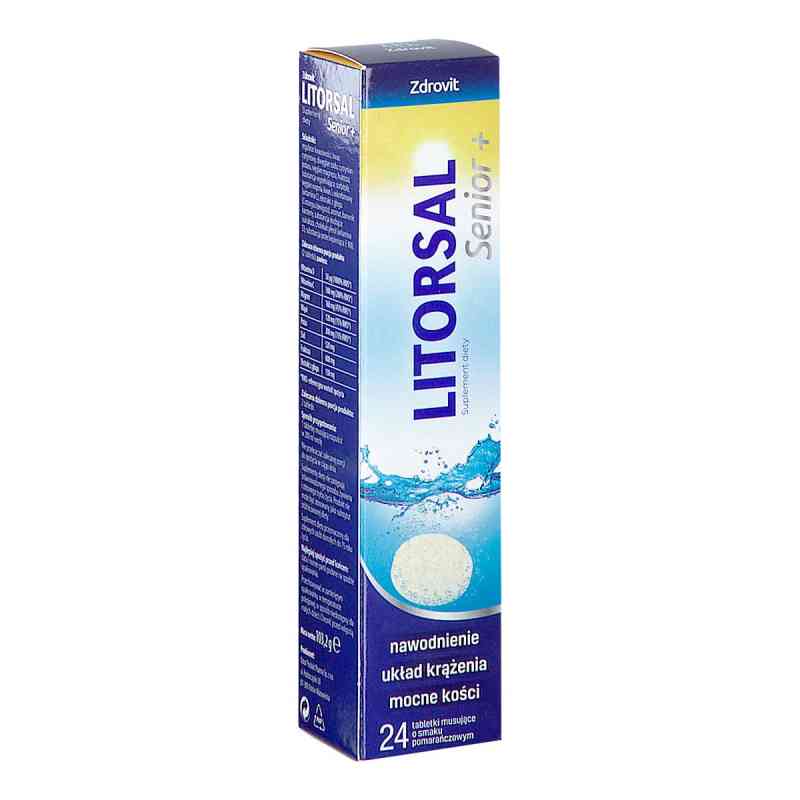Zdrovit Litorsal Senior + tabletki powlekane 24  od NATUR PRODUKT PHARMA SP. Z O.O. PZN 08304164
