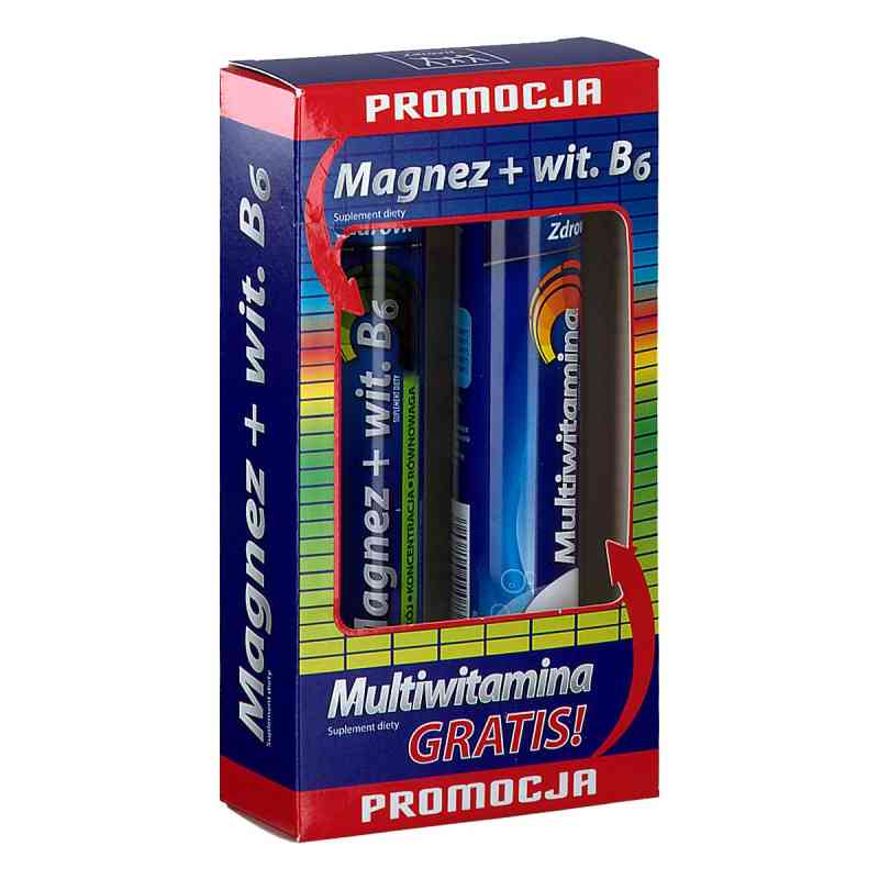 ZDROVIT MAGNEZ+VIT.B6 TABL.MUS.24 +MULTIVITAMINA TABL.MUS.20 1  od NP PHARMA SP. Z O.O. PZN 08304264