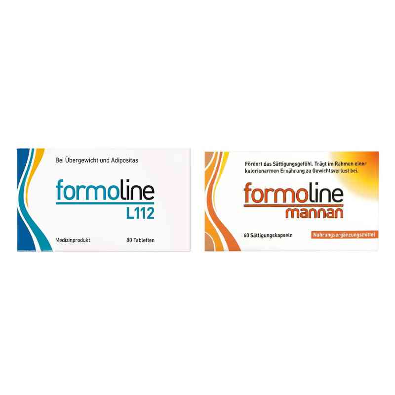 Zestaw Formoline L112  tabletki (80 szt) + Formoline mannan kaps 1 op. od Certmedica International GmbH PZN 08130231