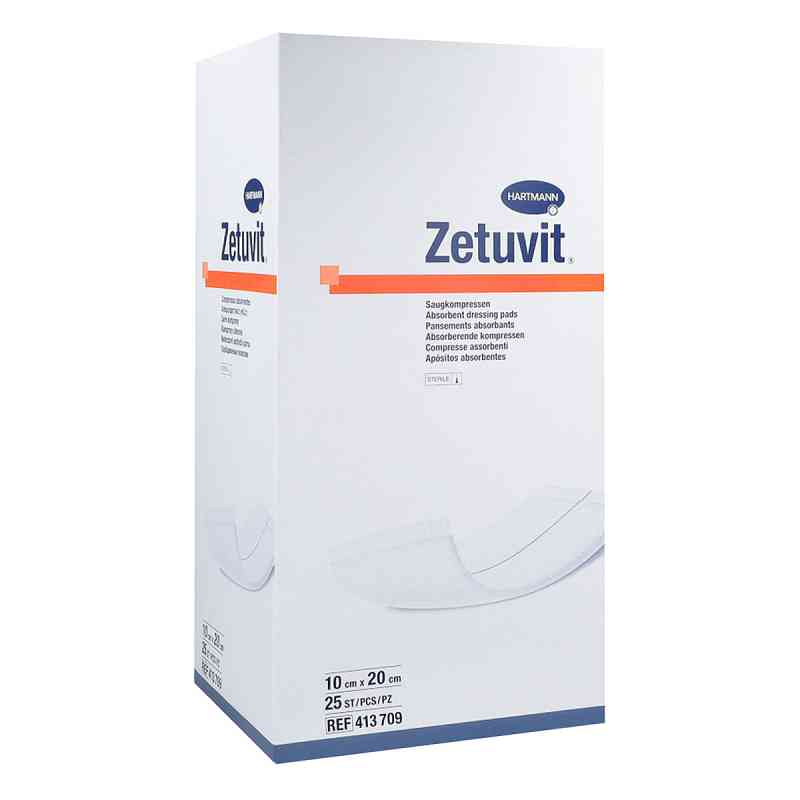 Zetuvit Kompres 10x20 cm 25 szt. od PAUL HARTMANN AG PZN 02724340