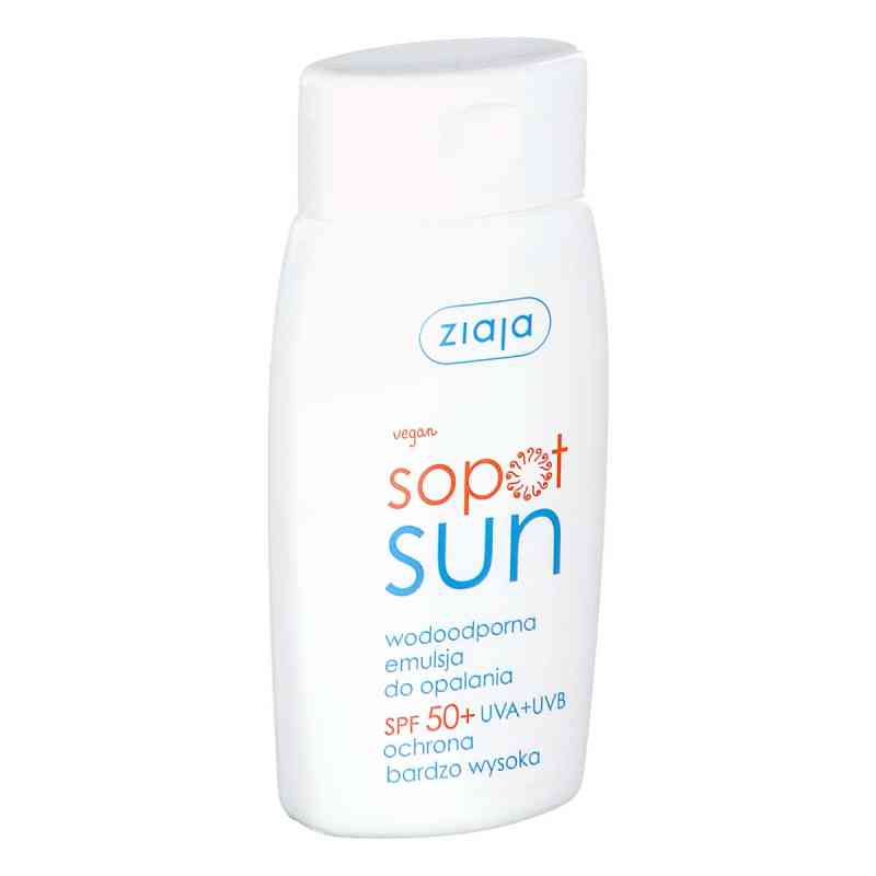 Ziaja Sopot Sun Emulsja do opalania wodoodporna SPF 50 125 ml od ZIAJA LTD. Z.P.L. SP. Z 0.0. PZN 08306460