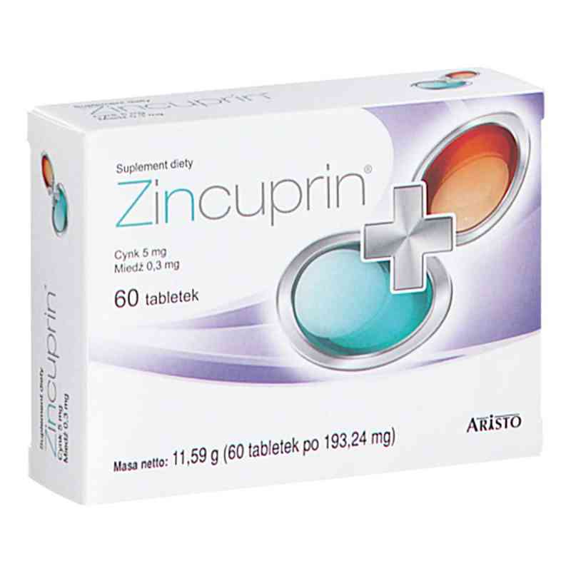 Zincuprin tabletki 60  od SUN-FARM SP. Z O.O. PZN 08304801
