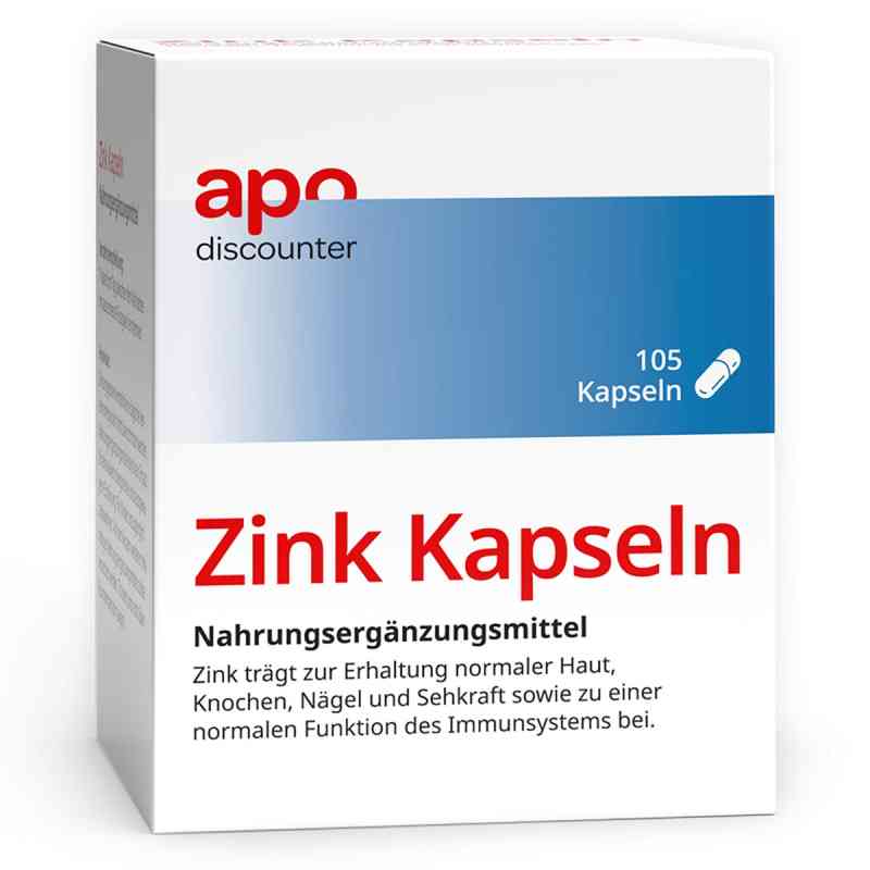 Zink Kapseln 105 szt. od apo.com Group GmbH PZN 18657628