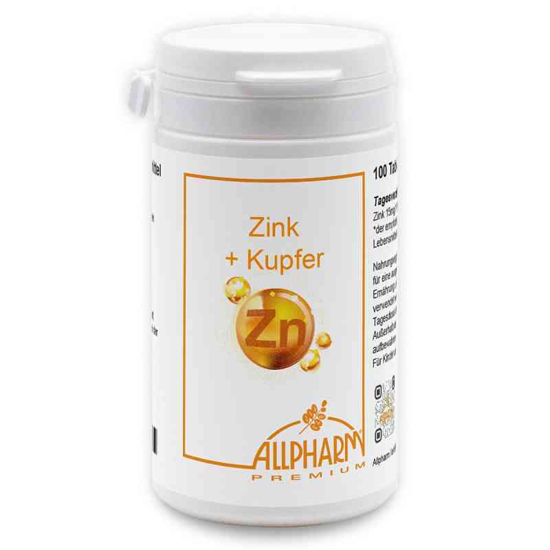 Zink tabletki 100 szt. od ALLPHARM Vertriebs GmbH PZN 00328485